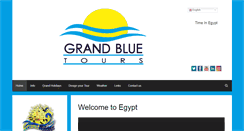Desktop Screenshot of grandbluetours.com
