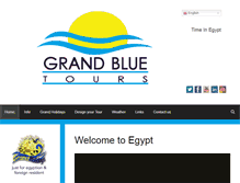 Tablet Screenshot of grandbluetours.com